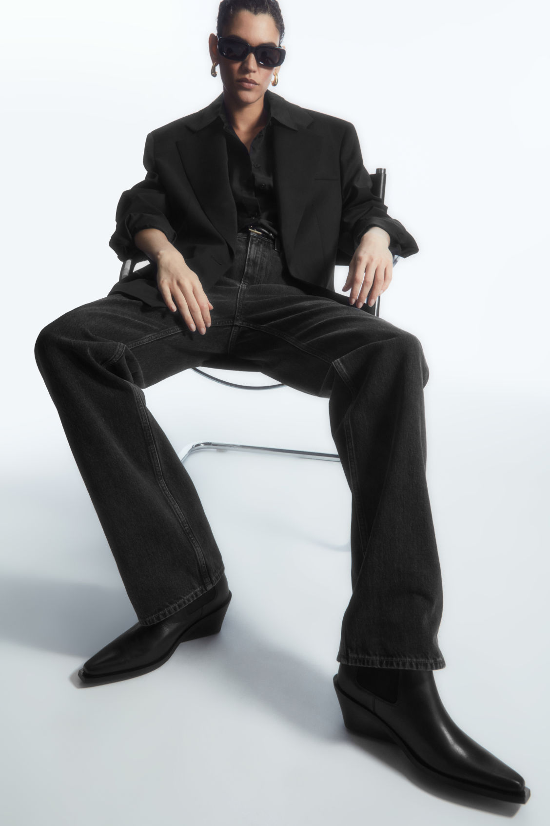 LEATHER COWBOY CHELSEA BOOTS