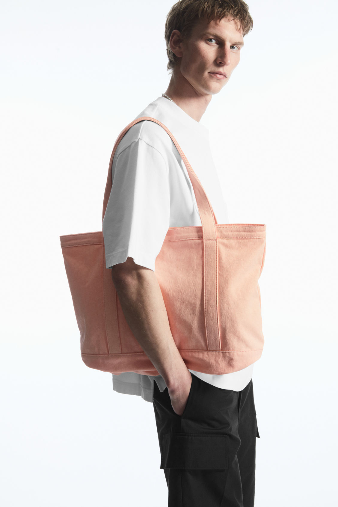 WASHED-COTTON TOTE