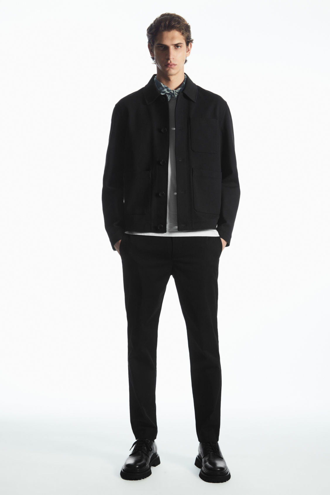 TAPERED TWILL CHINOS