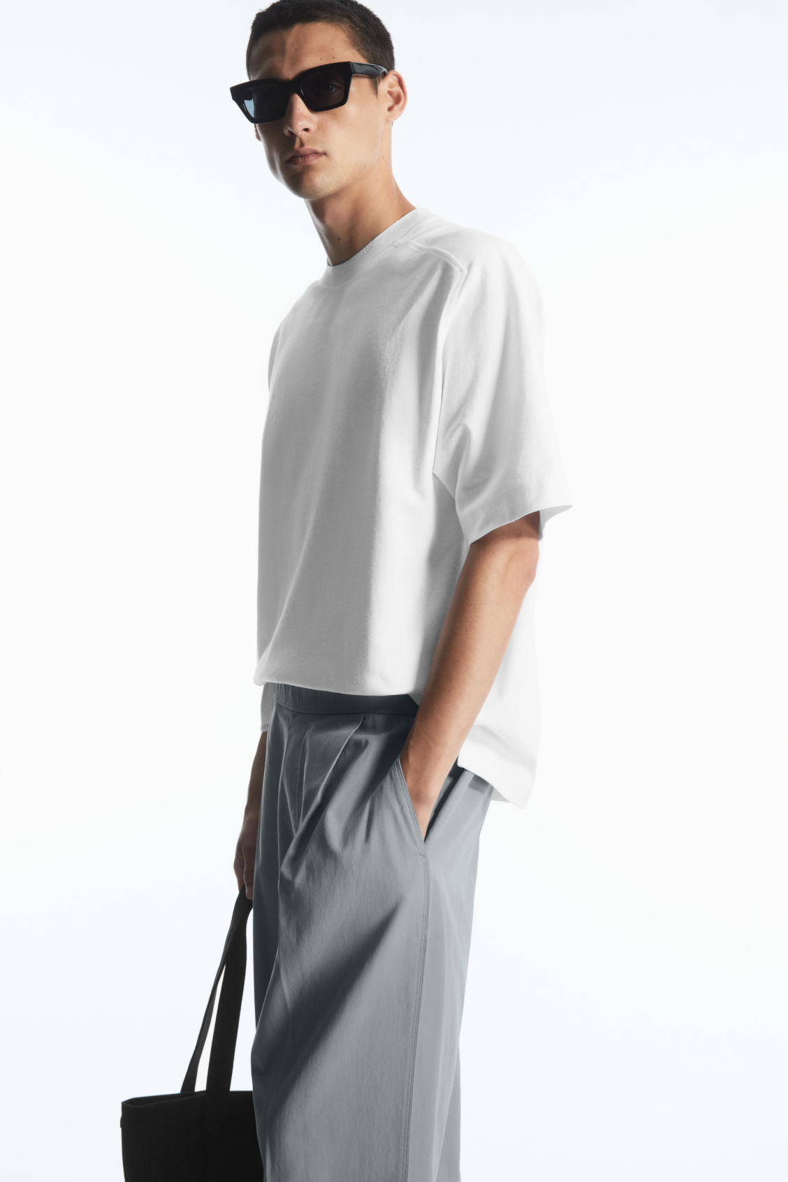 RELAXED-FIT PANELLED T-SHIRT