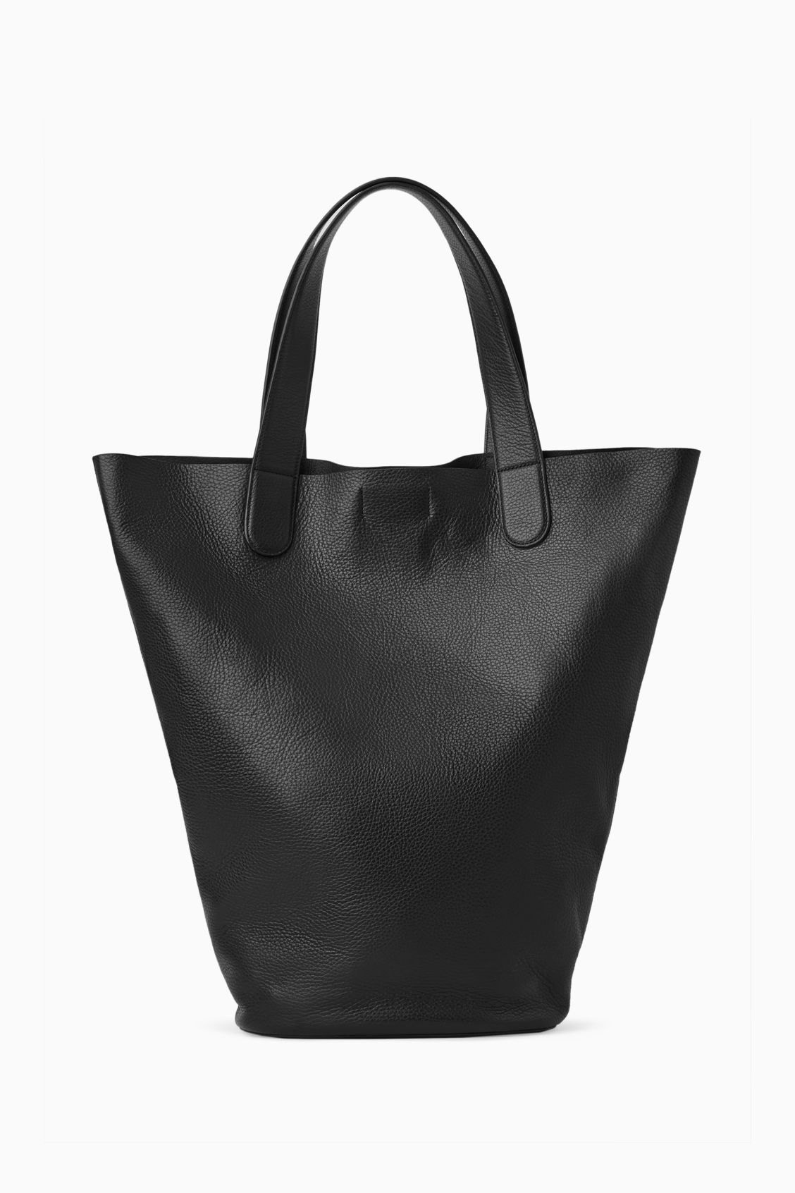 TRAPEZE TOTE - GRAINED LEATHER