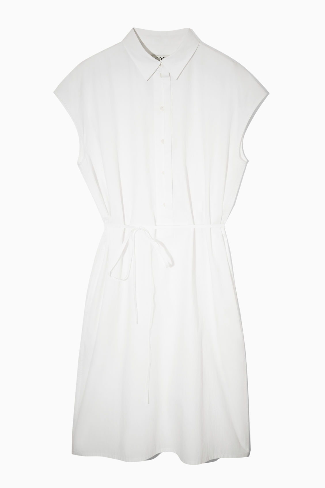 BELTED SHIRT DRESS