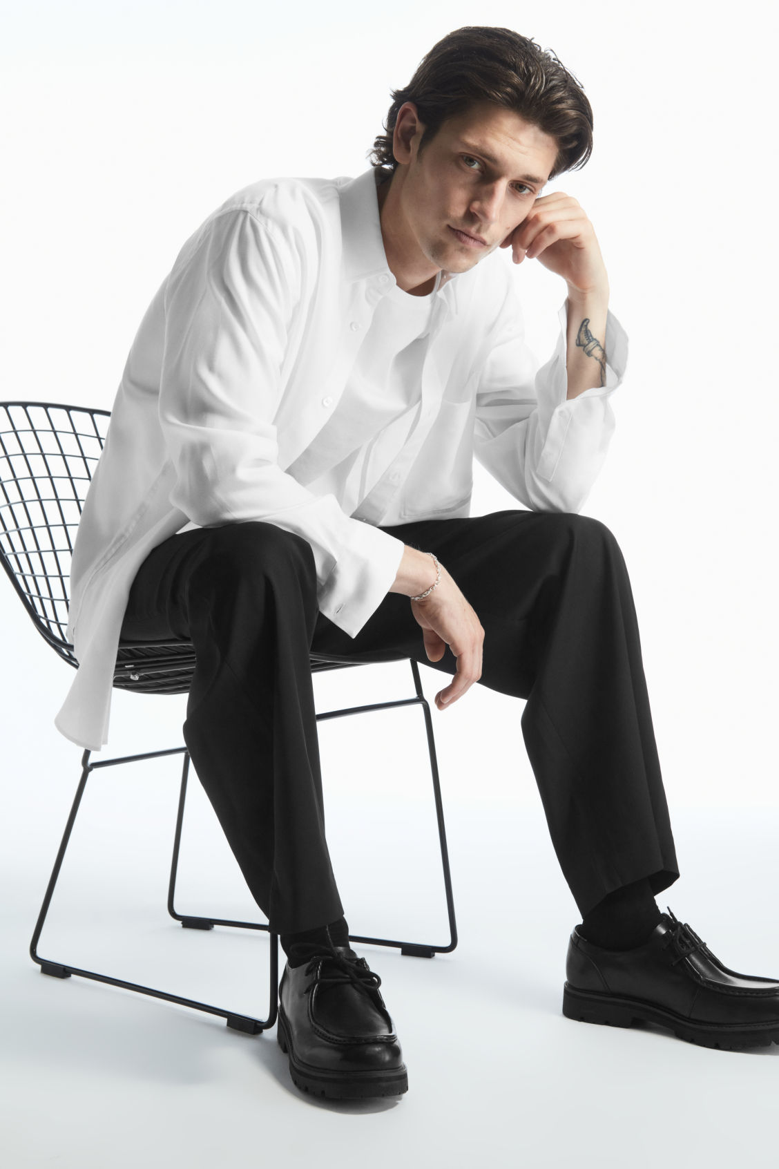 5-PACK MERCERISED COTTON SOCKS