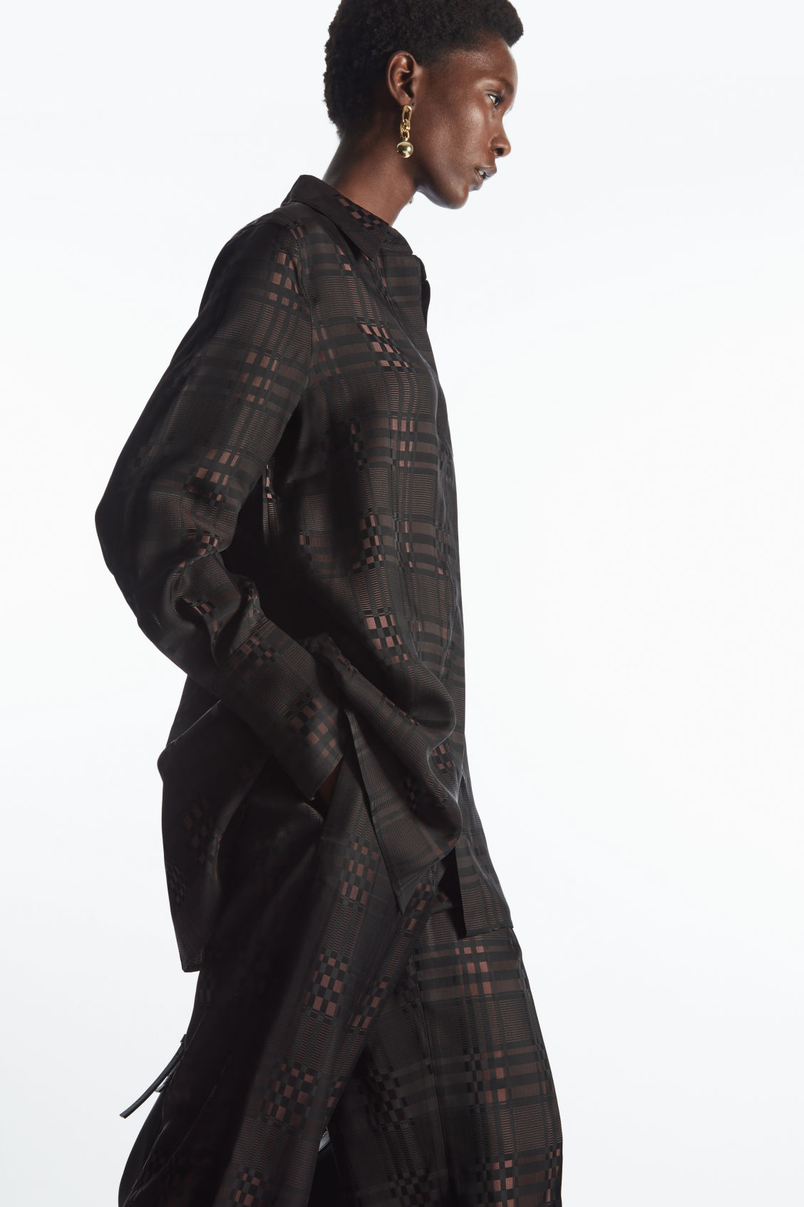 CHECKED JACQUARD SHIRT