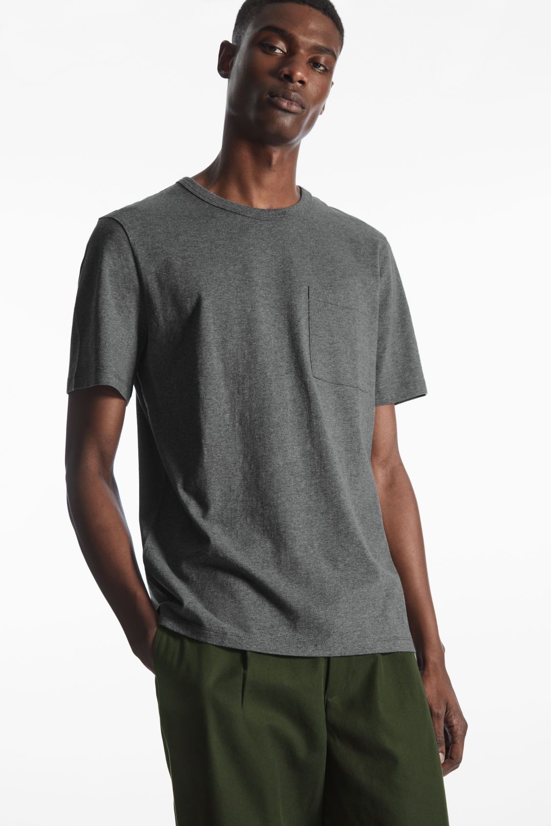 REGULAR-FIT M?LANGE T-SHIRT