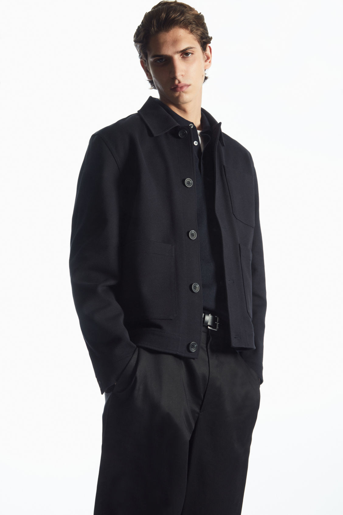 COTTON-TWILL UTILITY JACKET