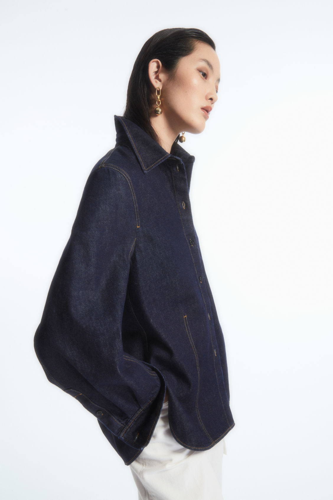 OVERSIZED DENIM SHIRT