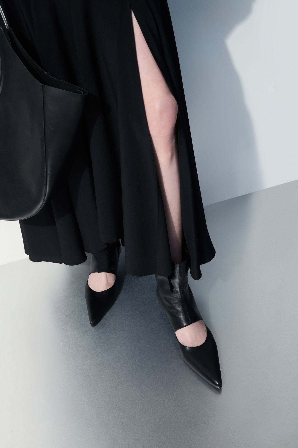 THE KITTEN-HEEL SOCK BOOTS