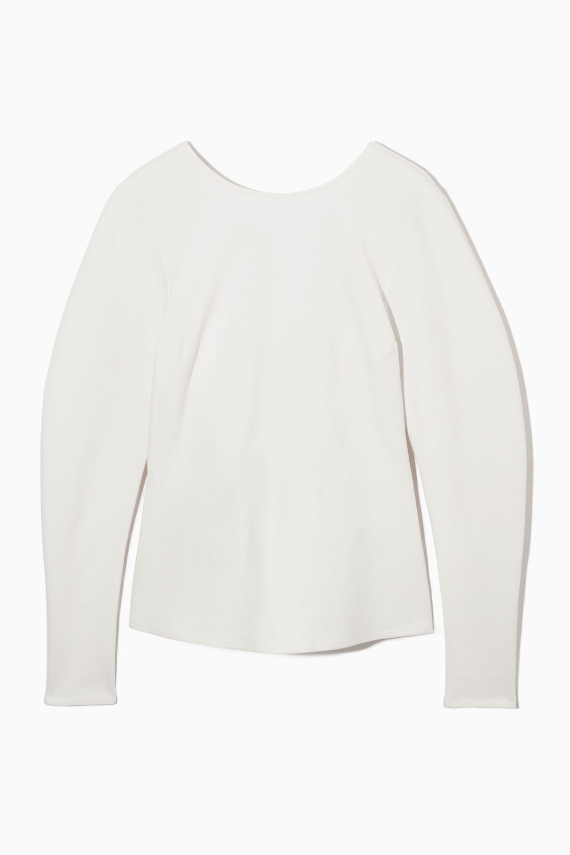 TIE-BACK LONG-SLEEVED TOP