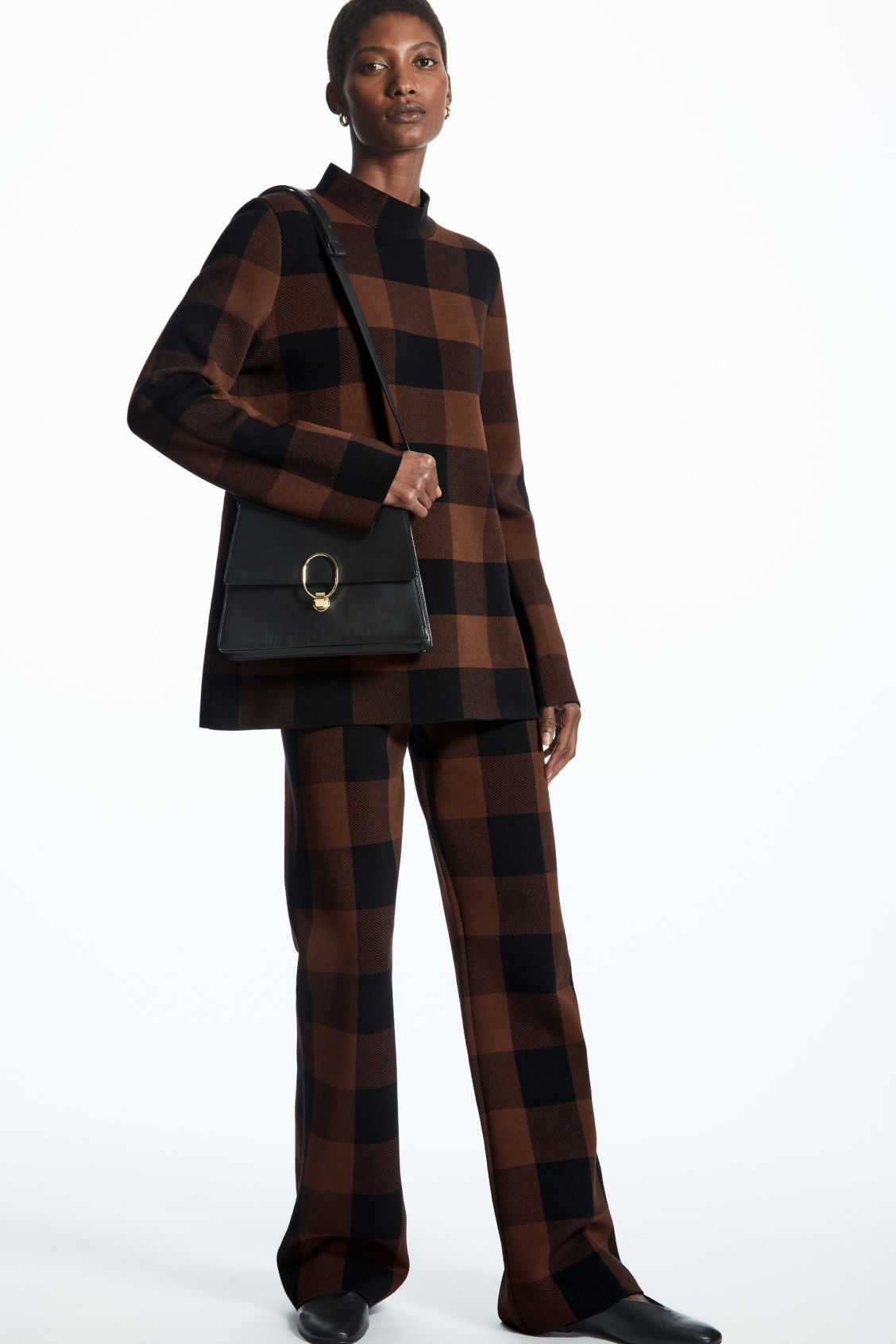 CLASP SHOULDER BAG - LEATHER