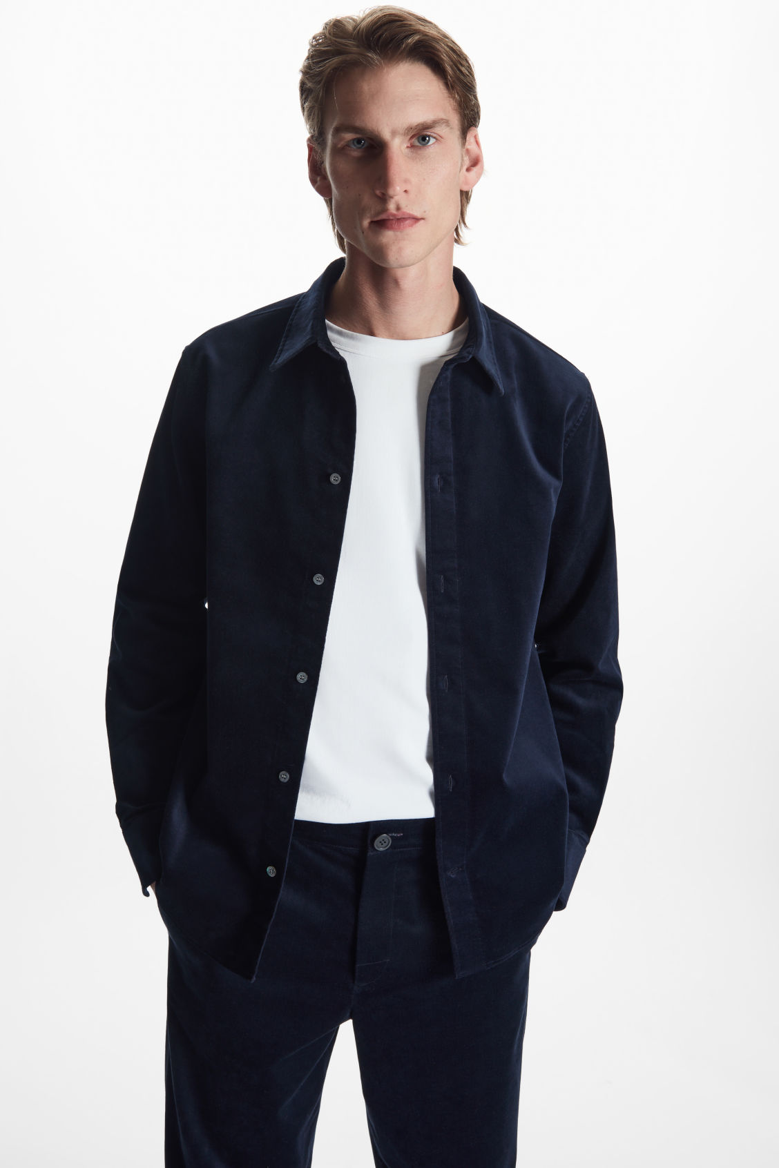 HEAVYWEIGHT COTTON-MOLESKIN SHIRT