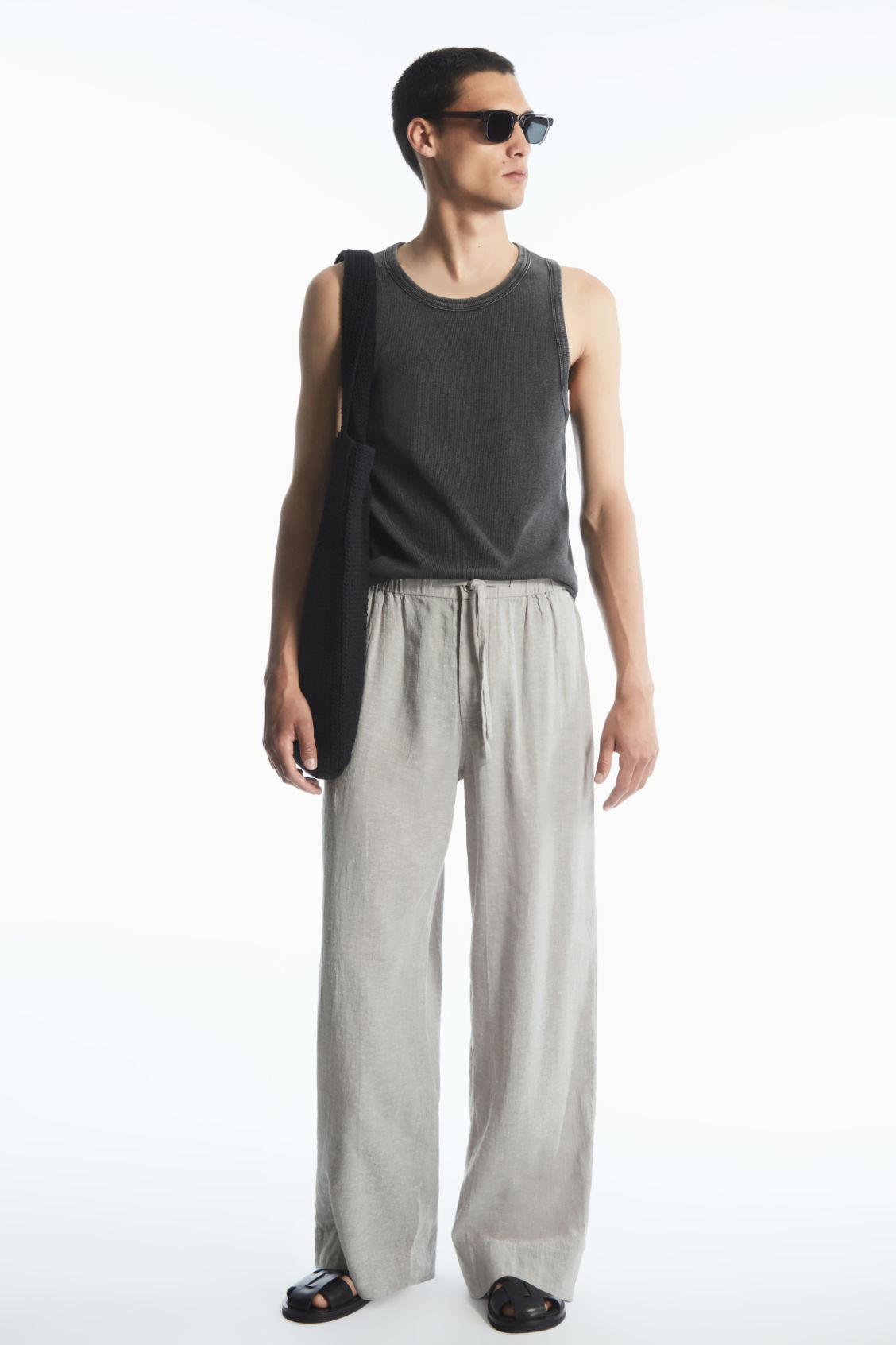 SLIM-FIT ACID-WASH TANK TOP