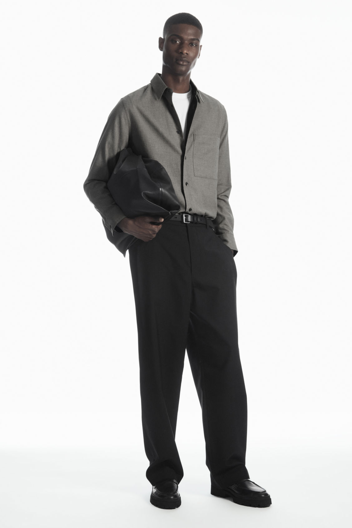 BRUSHED-COTTON SHIRT