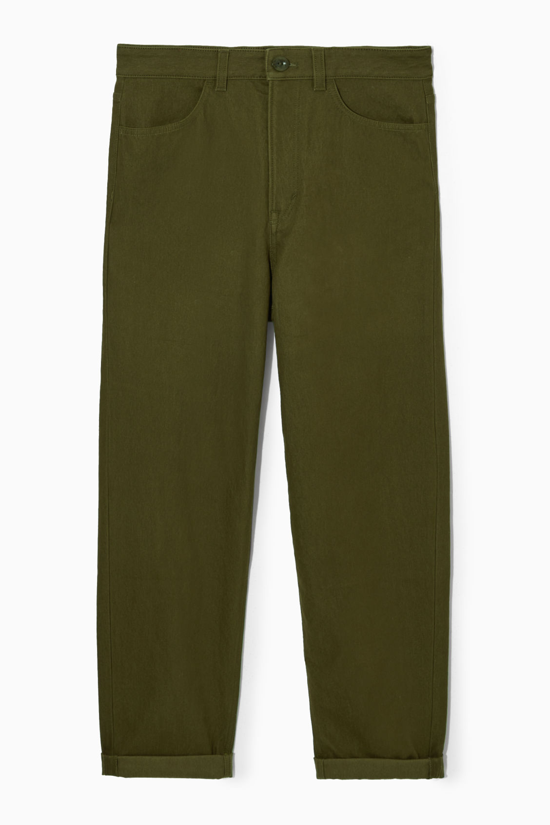 TAPERED-LEG HIGH-RISE CHINOS