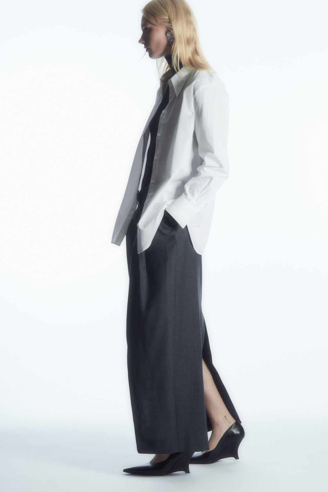 RELAXED COTTON-POPLIN SHIRT