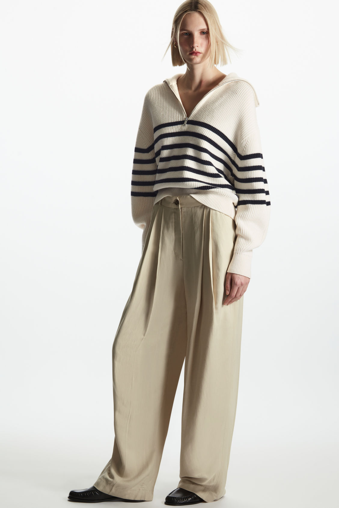 RELAXED-FIT TAILORED TROUSERS