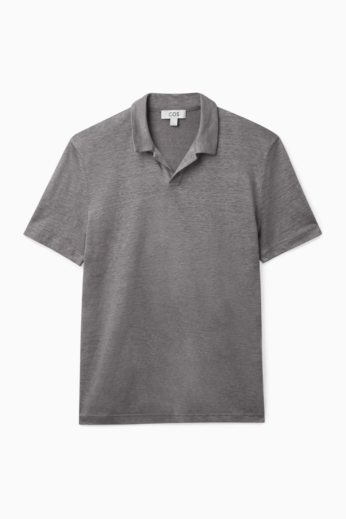 REGULAR-FIT LINEN POLO SHIRT