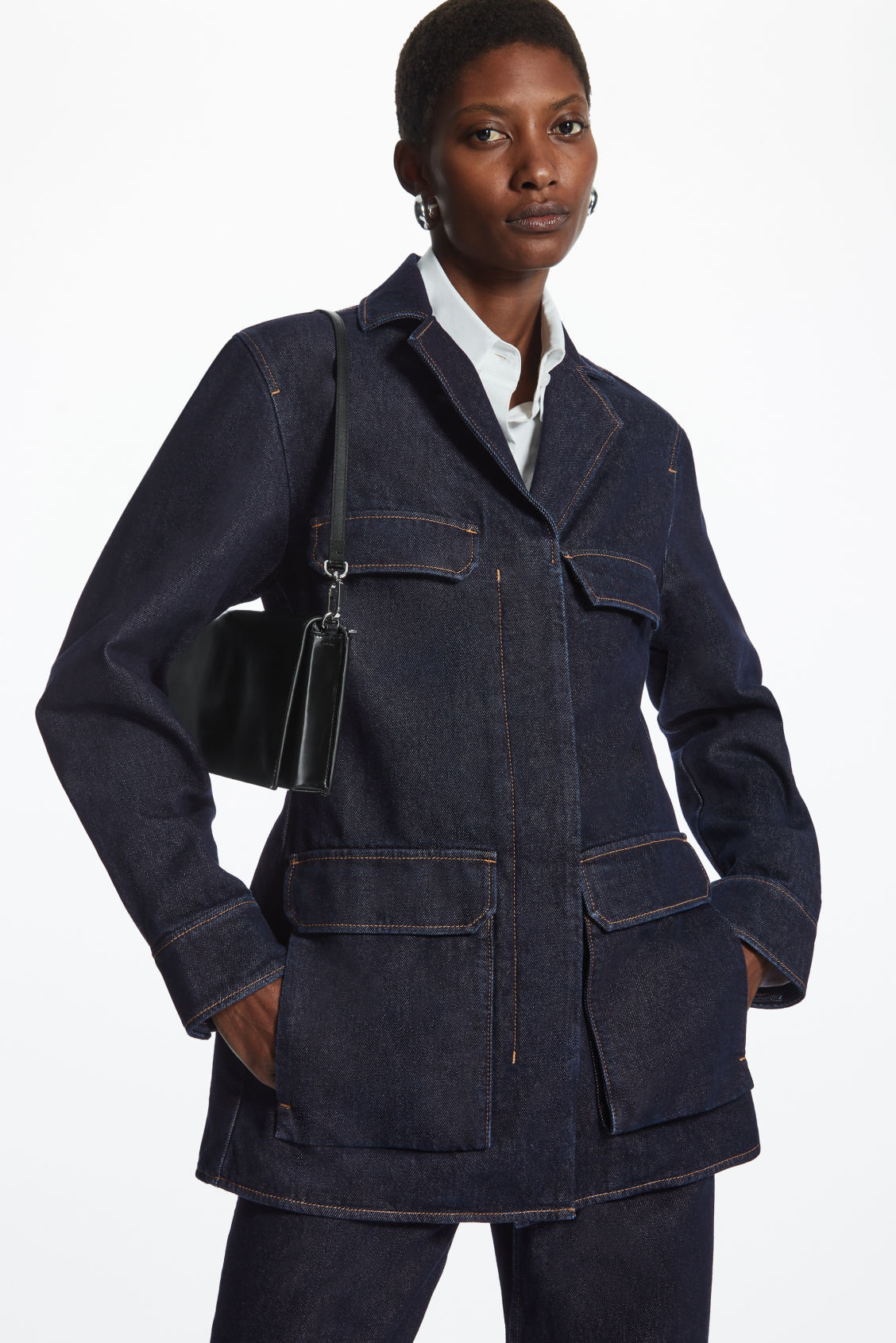 UTILITY-STYLE DENIM JACKET