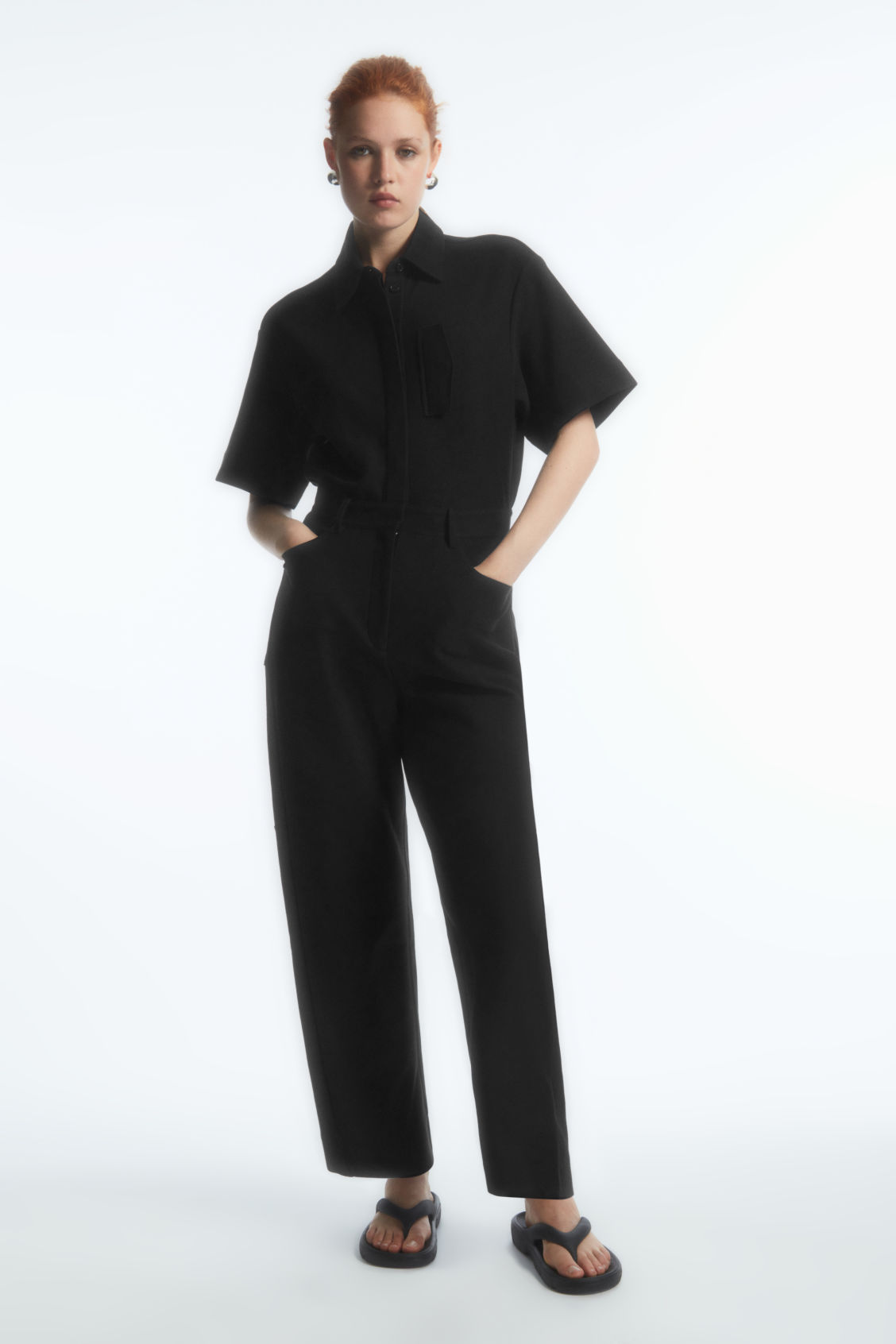 JERSEY UTILITY JUMPSUIT