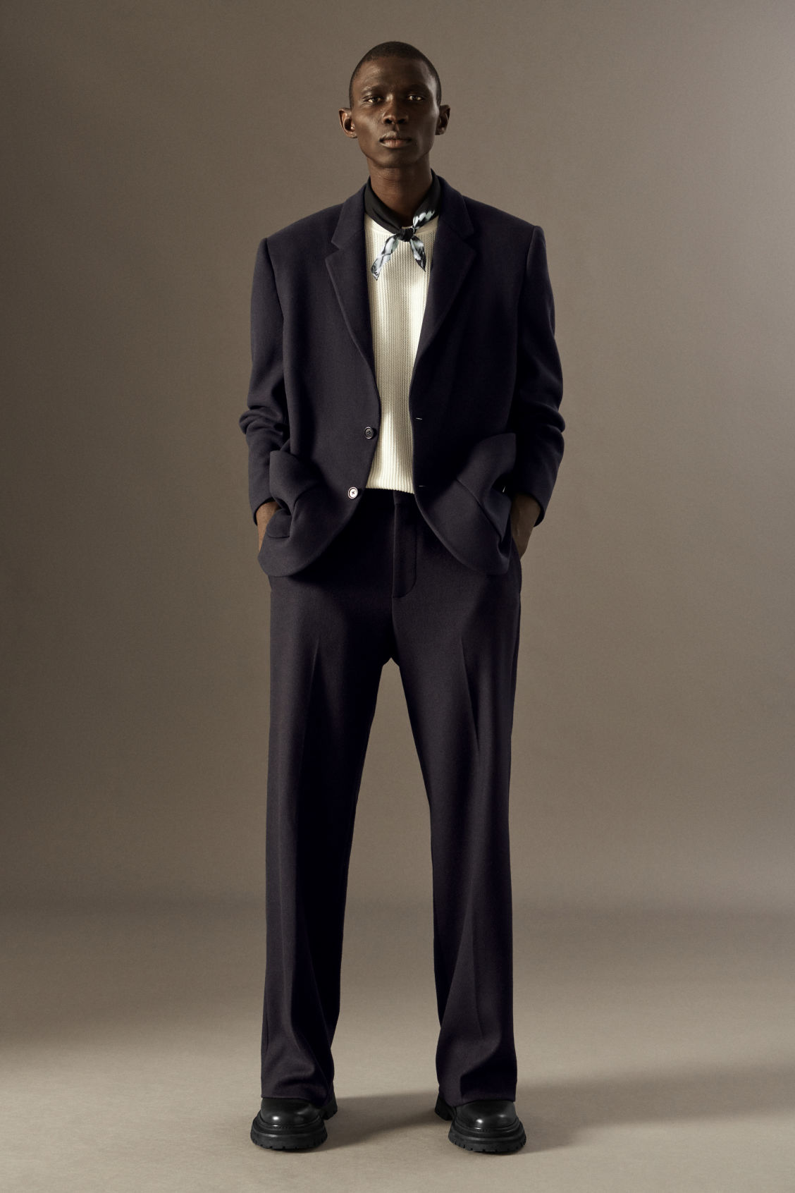 WOOL-JERSEY TROUSERS - STRAIGHT