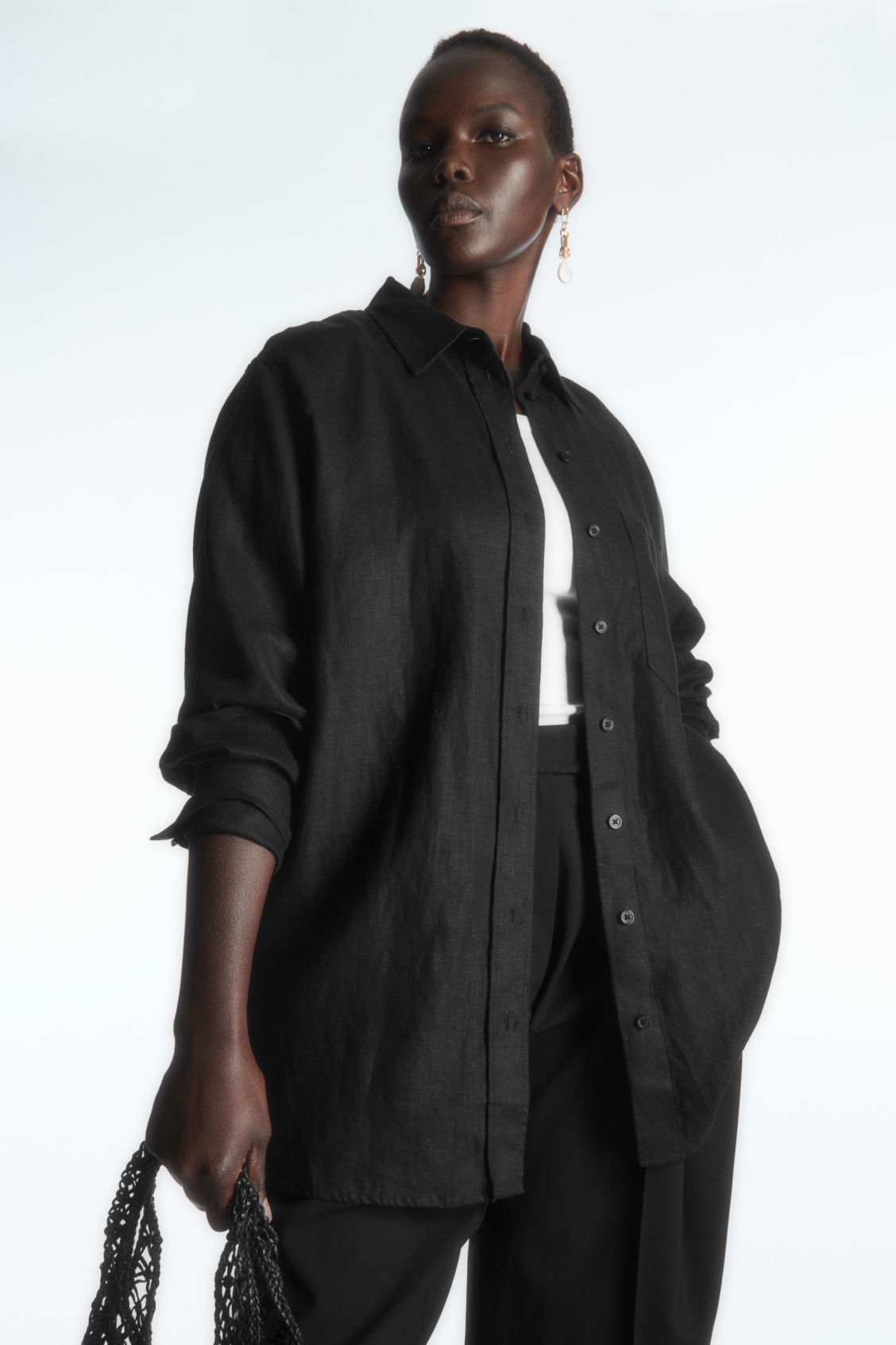 OVERSIZED LINEN SHIRT