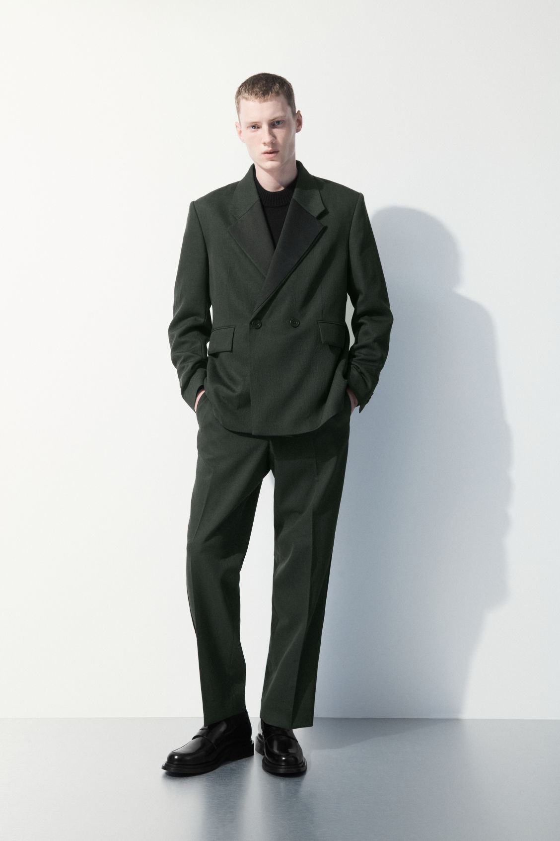 THE WOOL TUXEDO TROUSERS