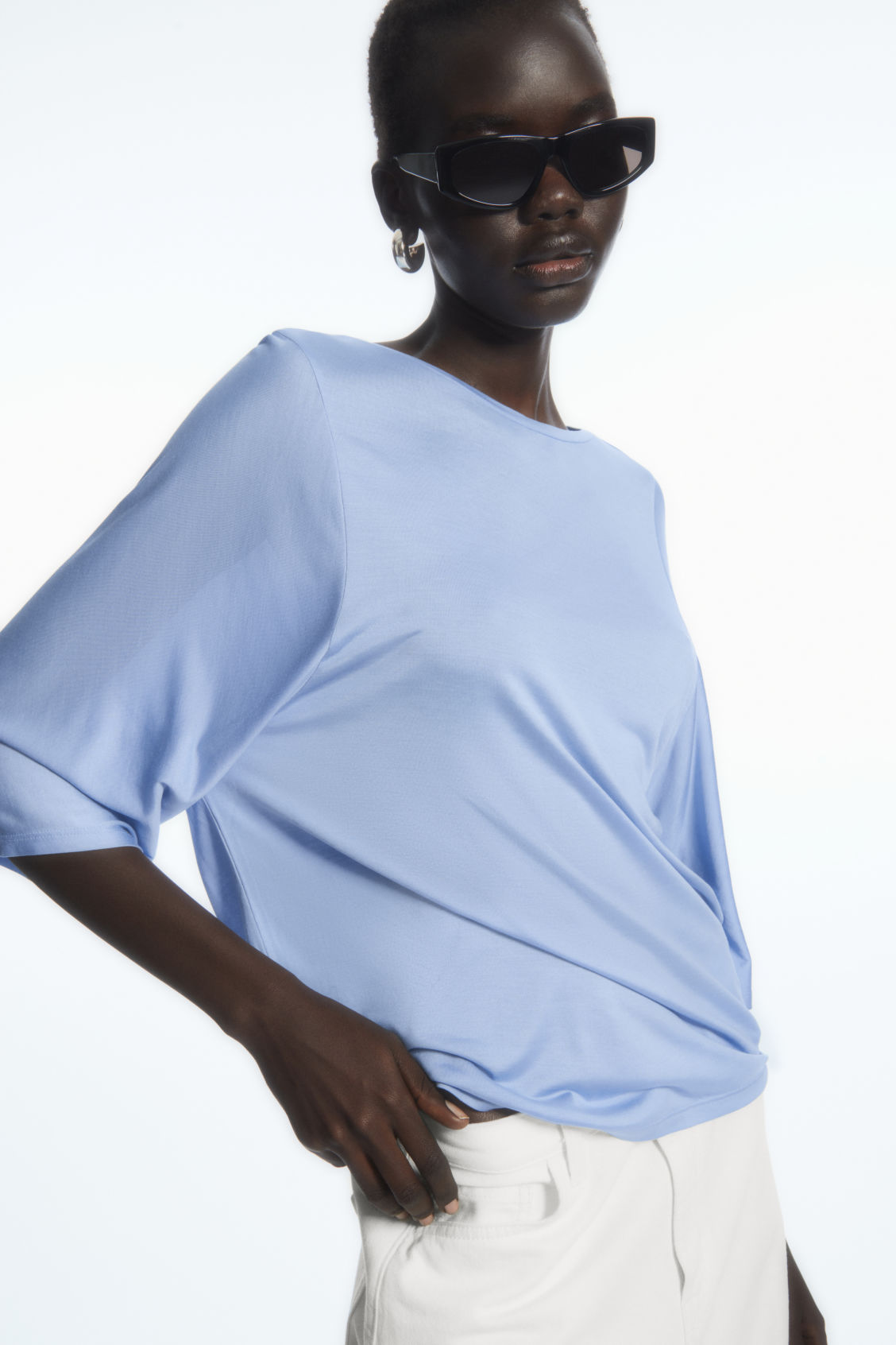 PURE MULBERRY SILK T-SHIRT