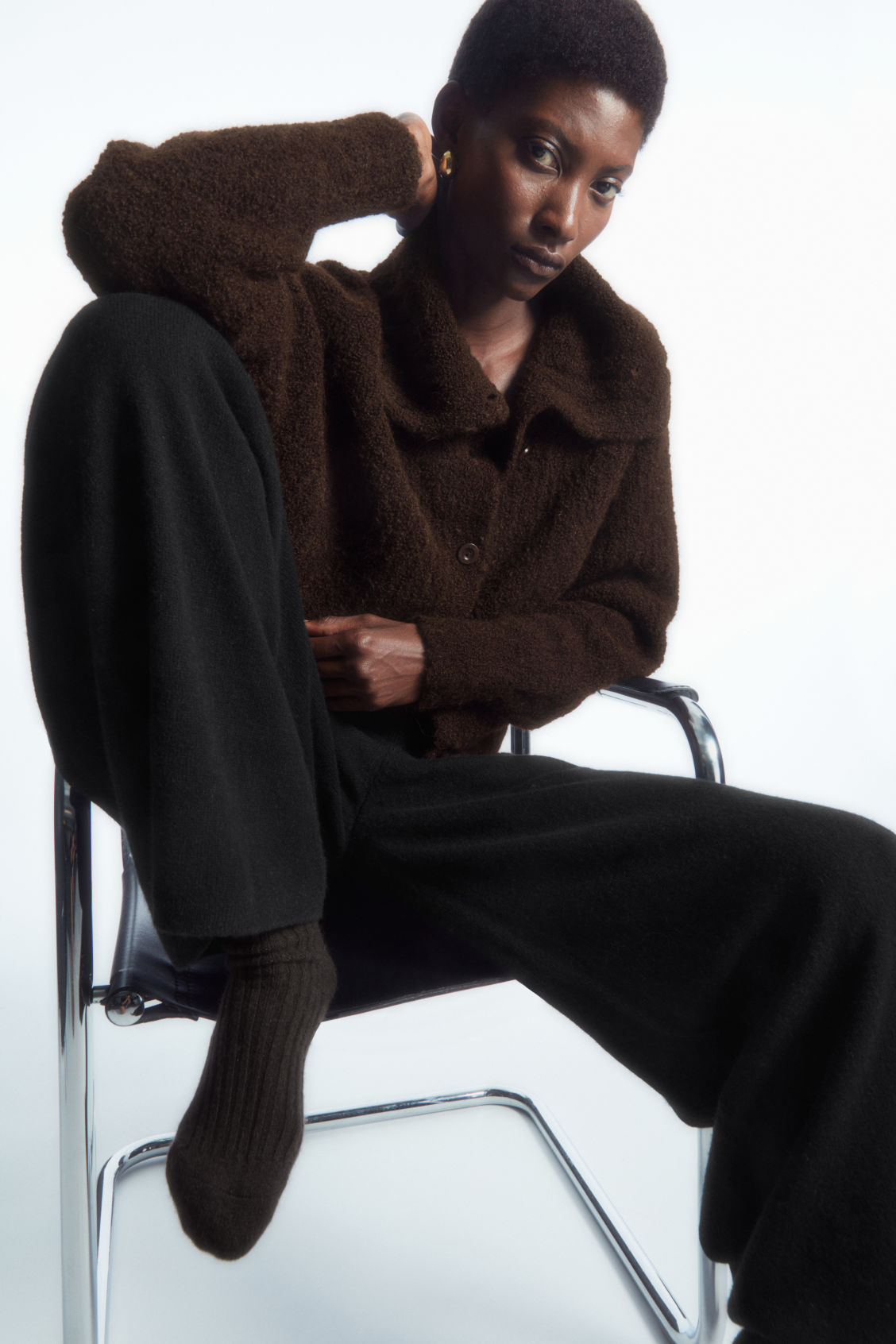 RIBBED CASHMERE SOCKS