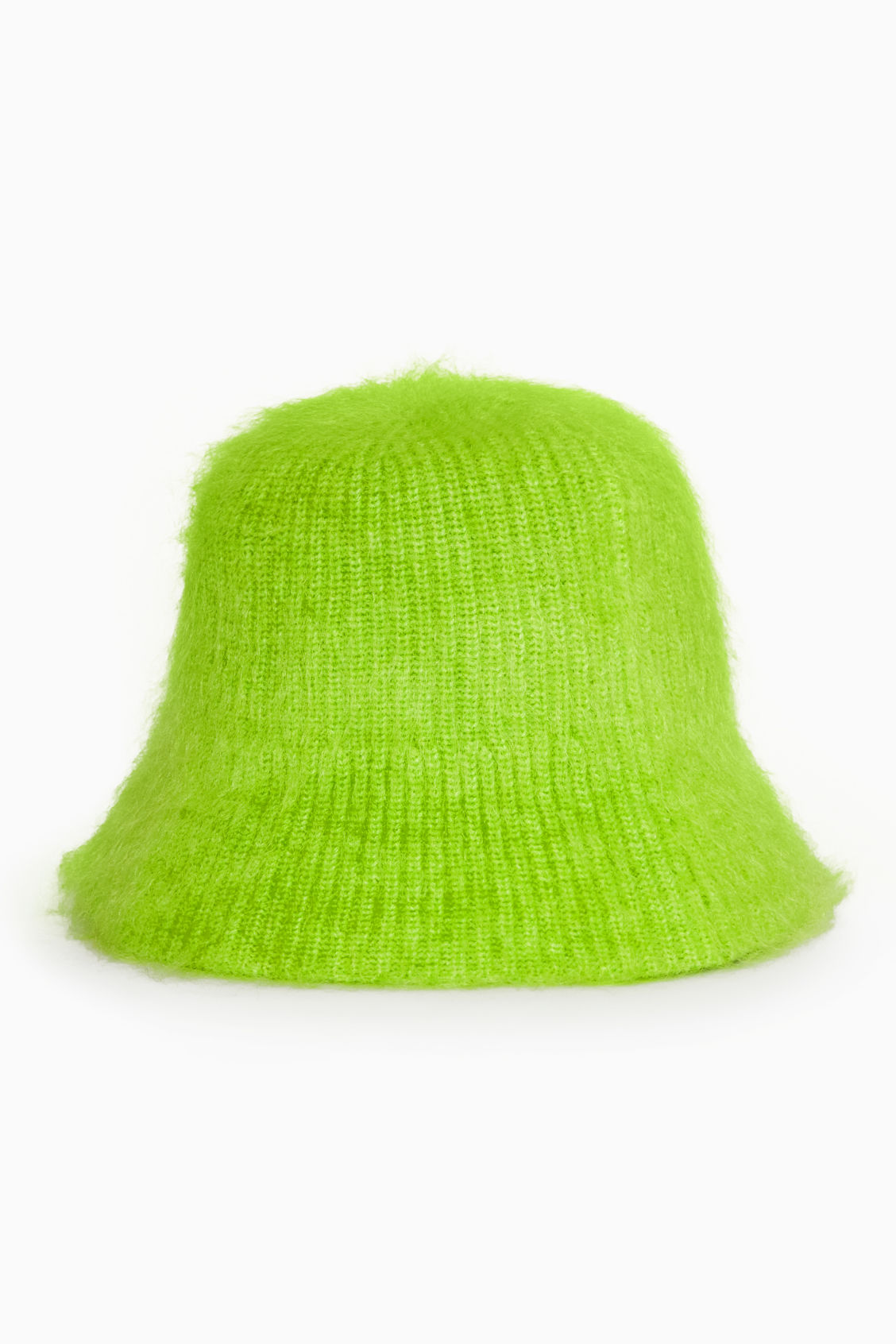 TEXTURED KNITTED BUCKET HAT