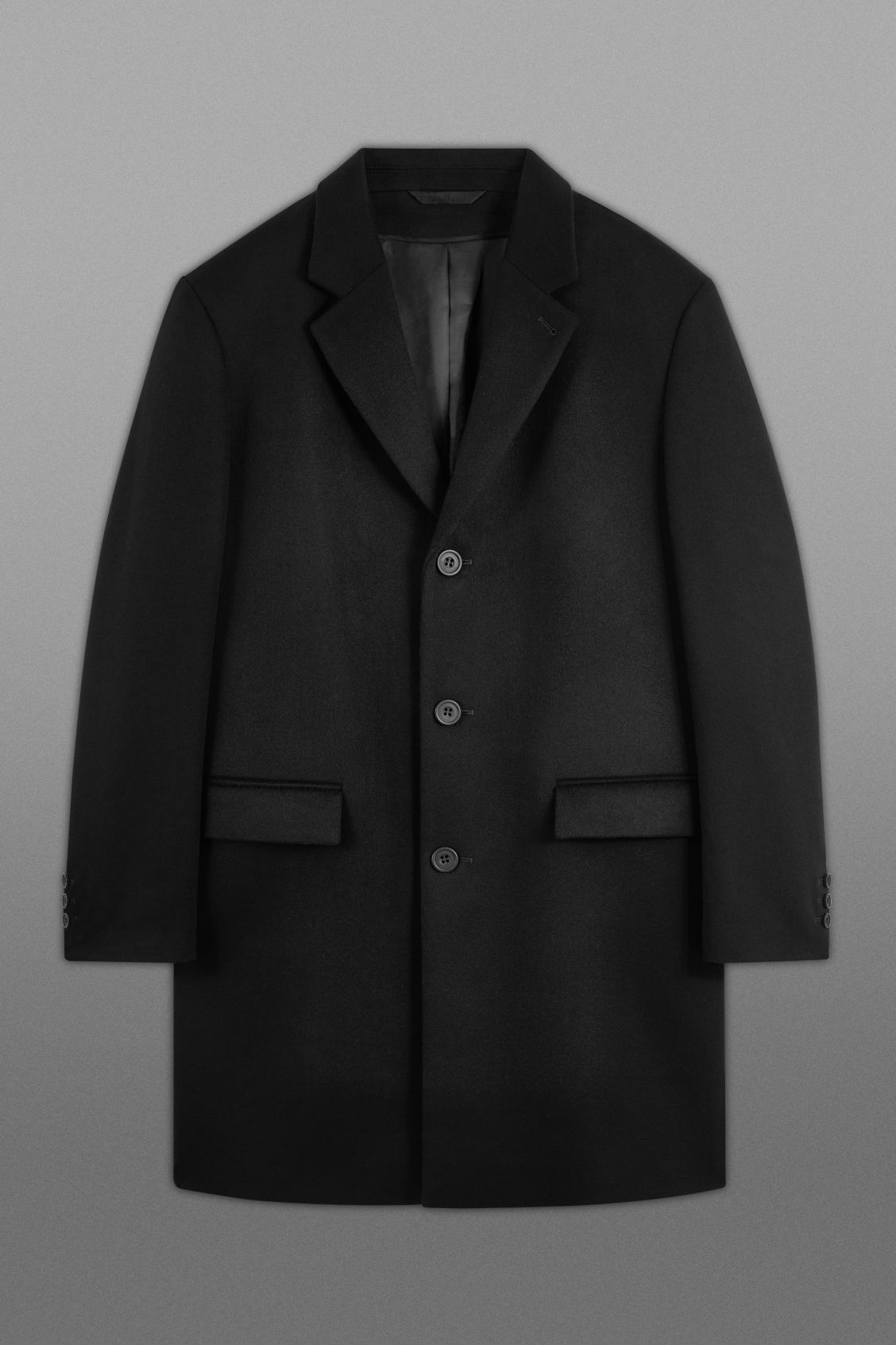 THE SINGLE-BREASTED CASHMERE COAT