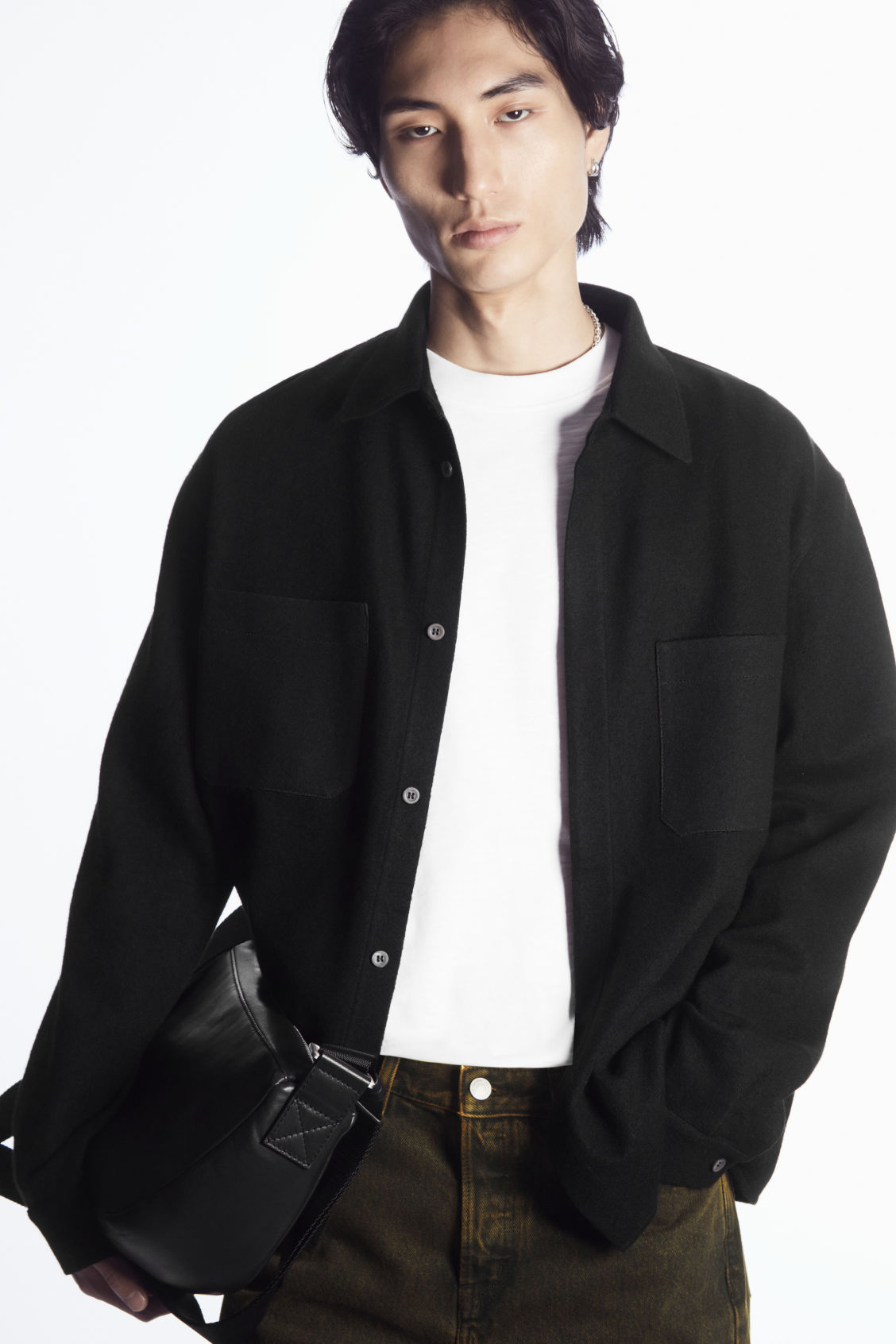 WOOL-JERSEY OVERSHIRT