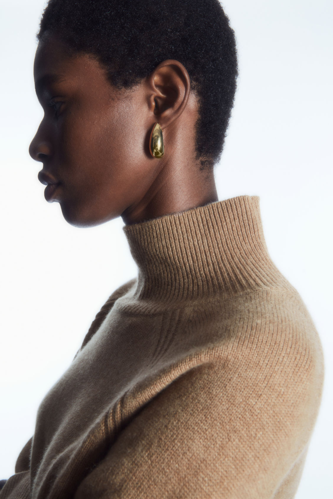 PURE CASHMERE TURTLENECK JUMPER