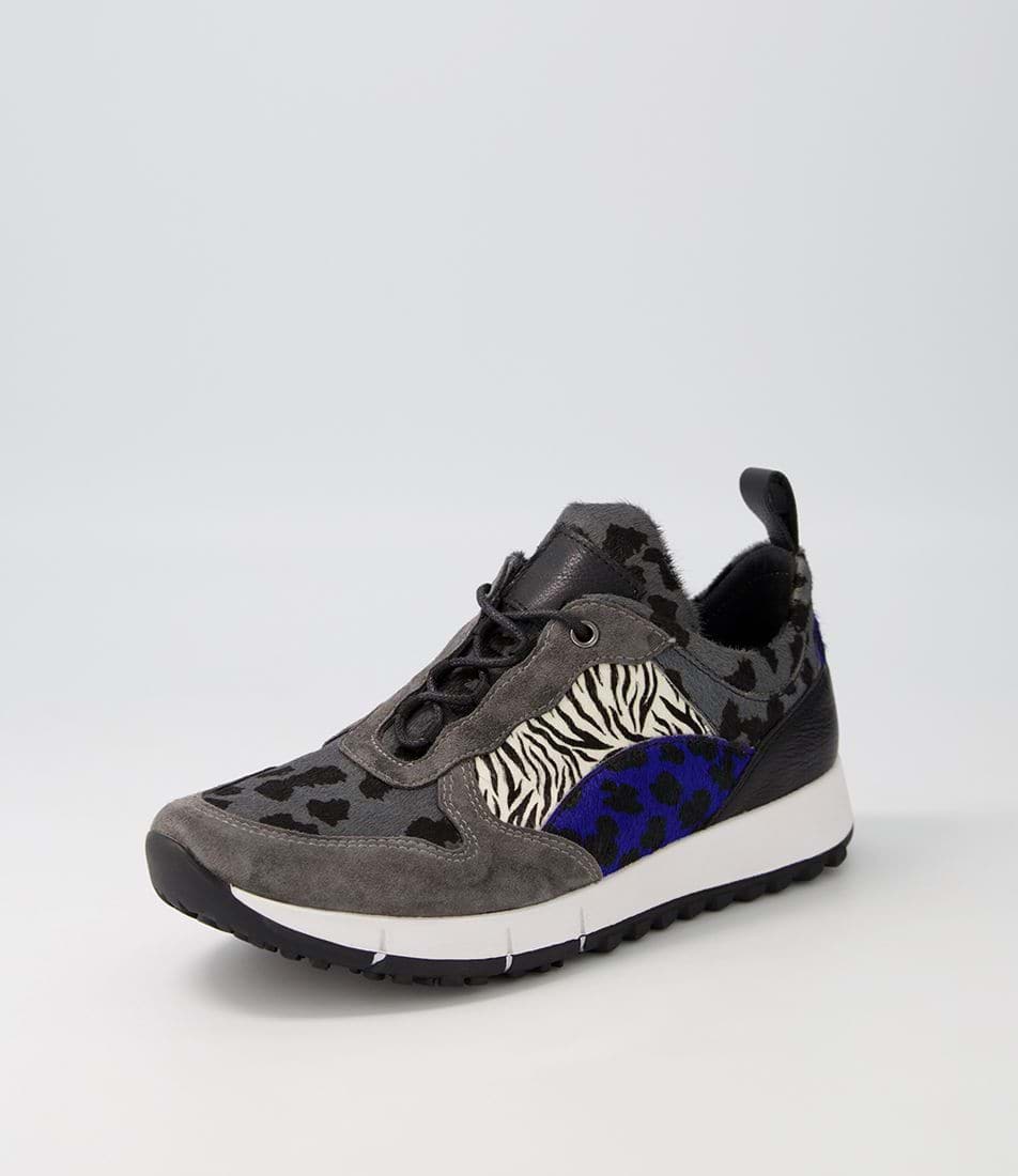Joya Charcoal Multi Sneakers