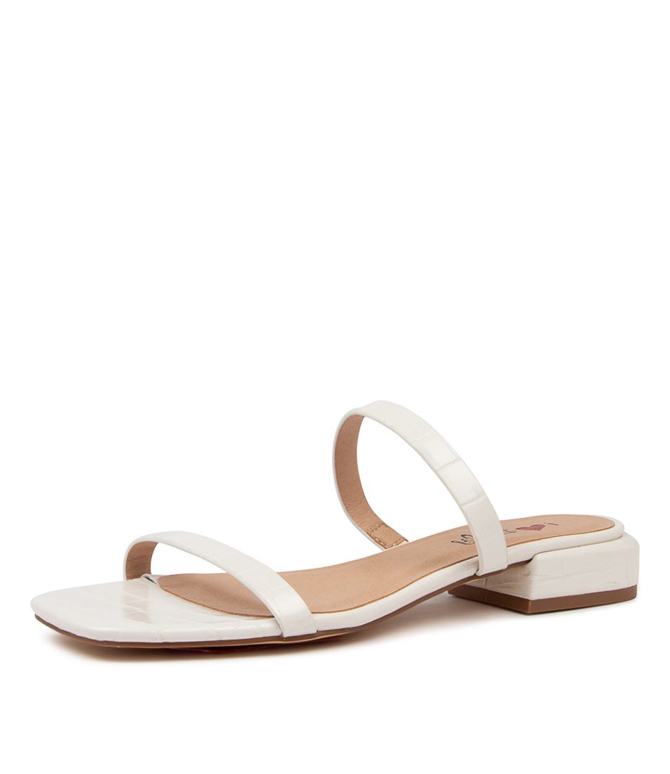 PHEBY WHITE CROC SMOOTH