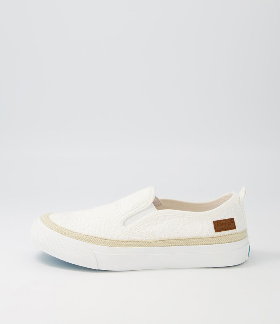 Juliet White Boho Lace Flat Shoes