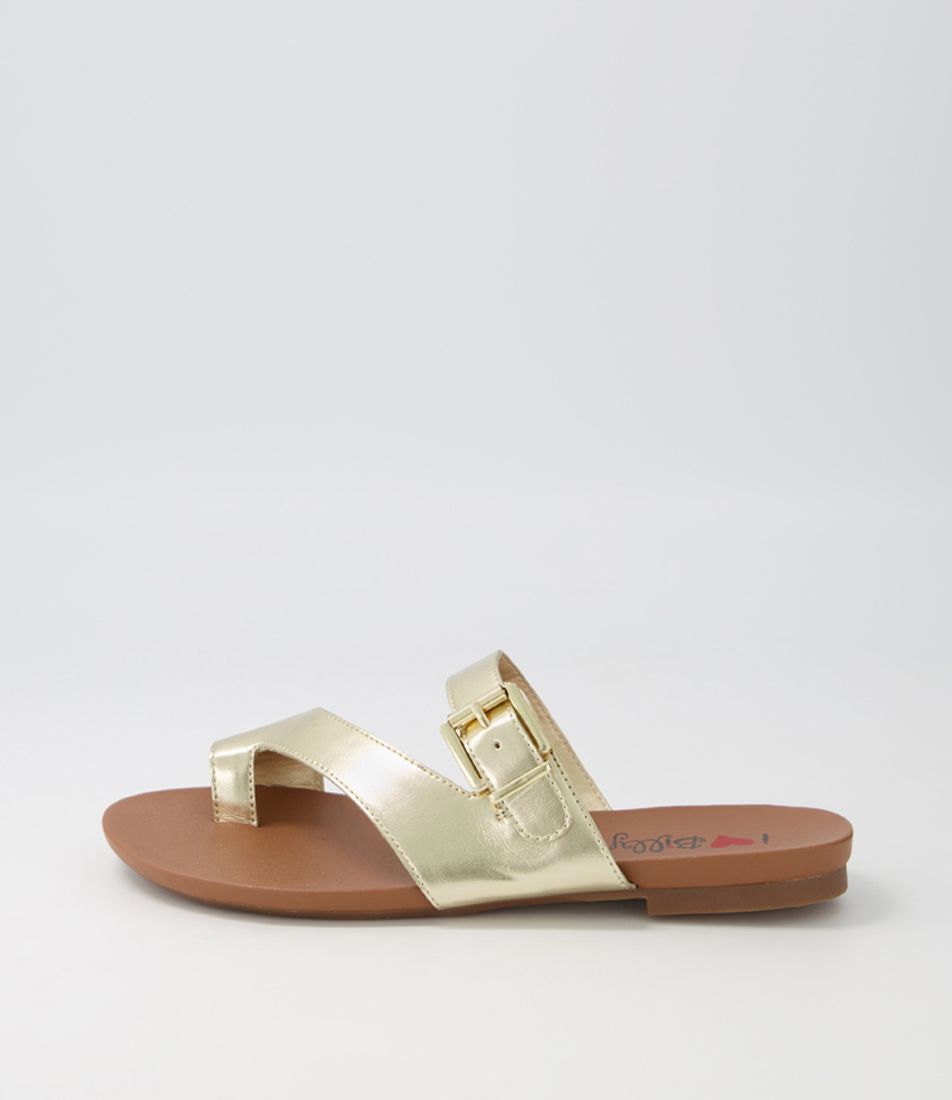 Solanta Pale Gold Slides