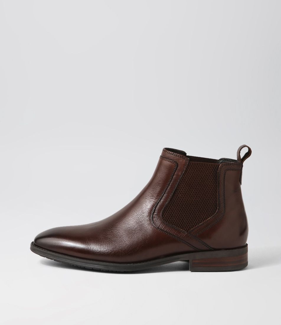 Vendetta Brown Leather Chelsea Boots
