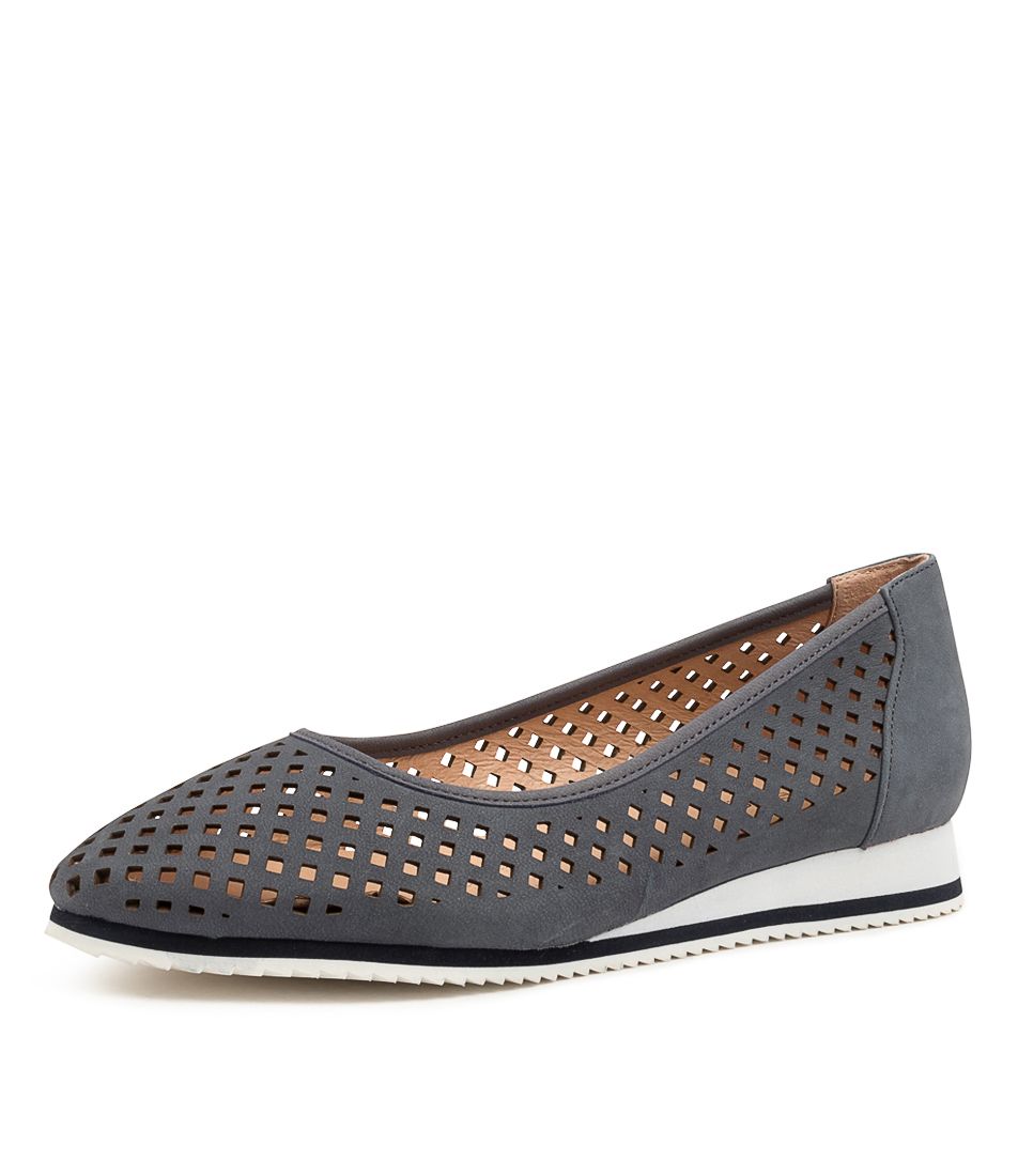 LISSIE DENIM-NAVY NUBUCK