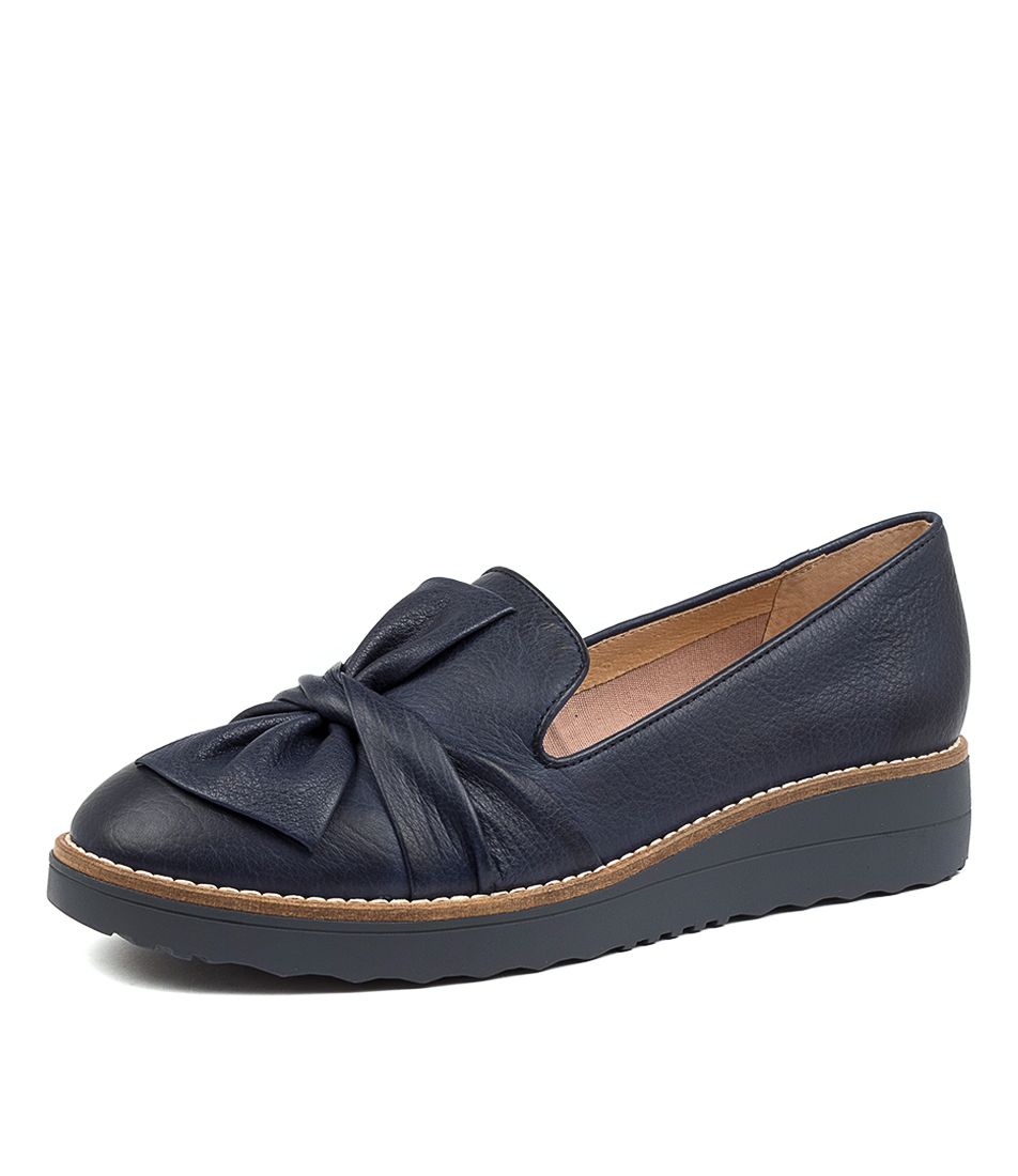 OCLEM NAVY NAVY SOLE LEATHER