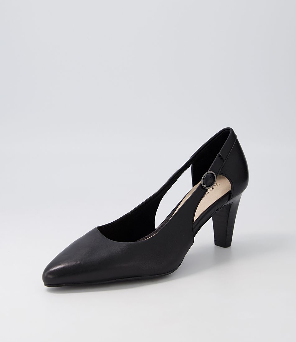 Madden2 Black Leather Heels