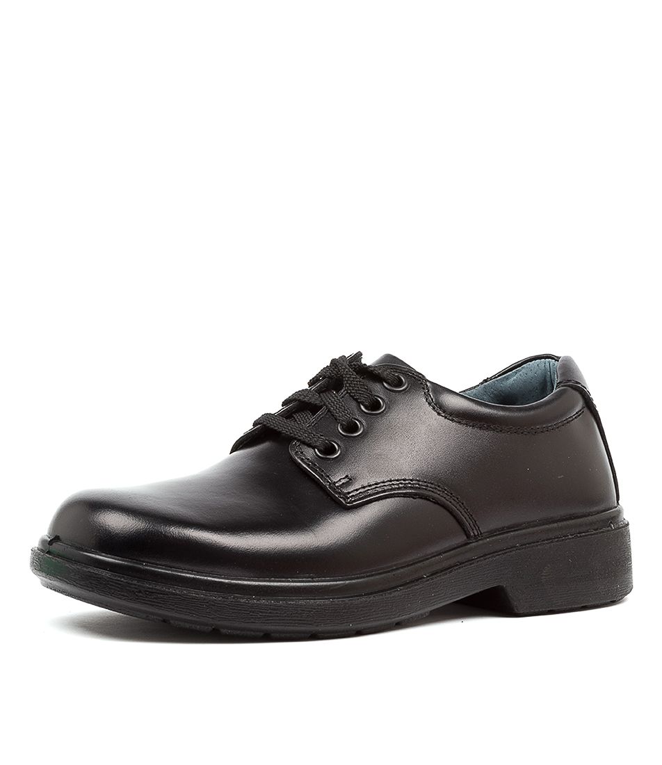 DAYTONA YTH E BLK LEATHER