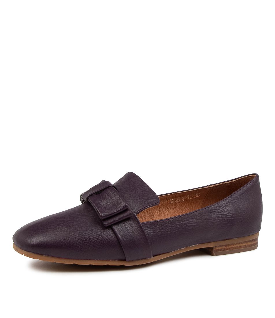 MAYLA AUBERGINE LEATHER