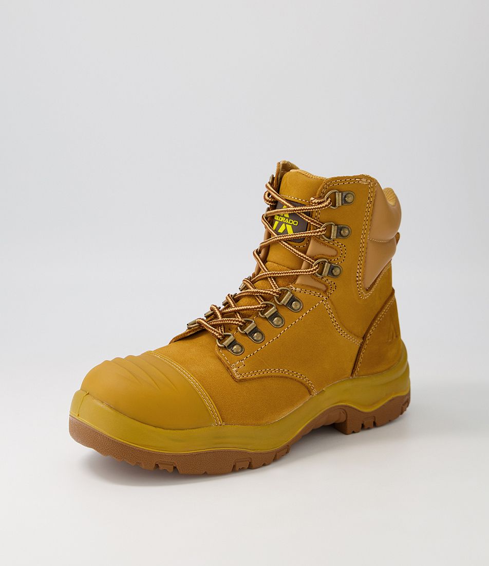 Scaffold Wheat Nubuck Lace Up Boots