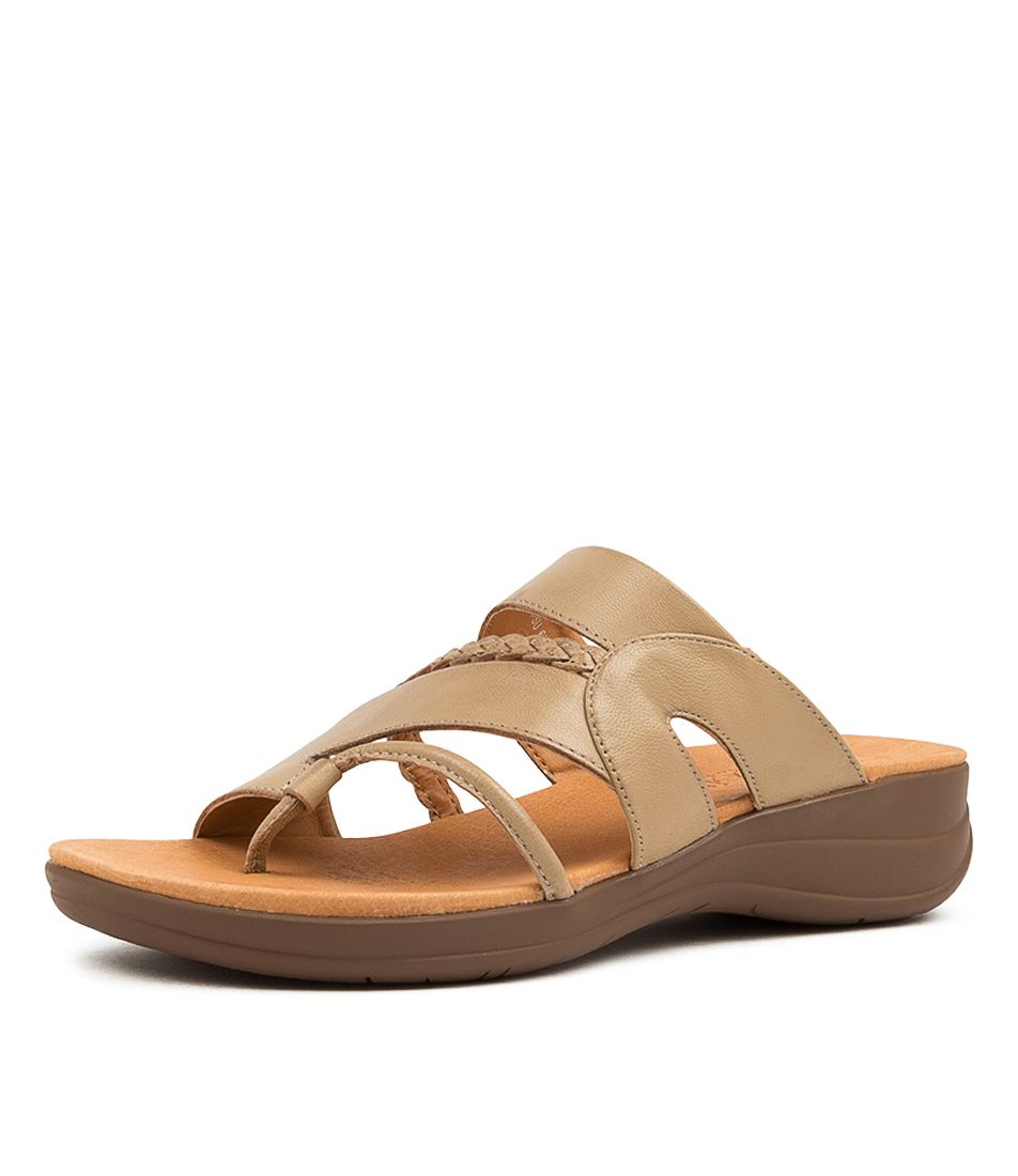 MIA SU LT TAUPE GUM SOLE LEATHER