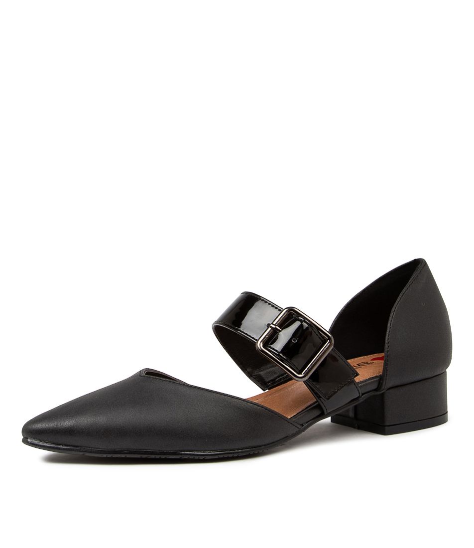 JACIE IL BLACK SMOOTH PATENT PU