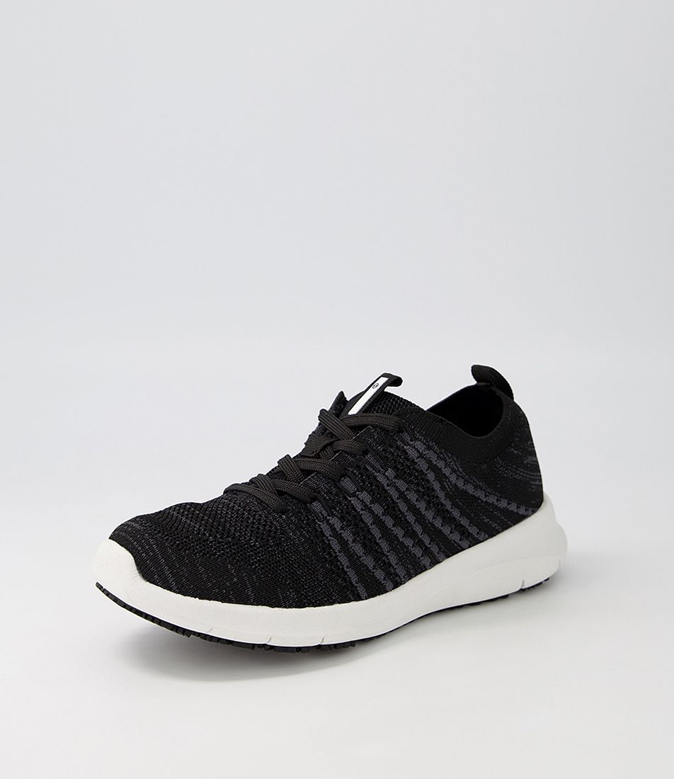Kissings Black Recycled Knit Sneakers