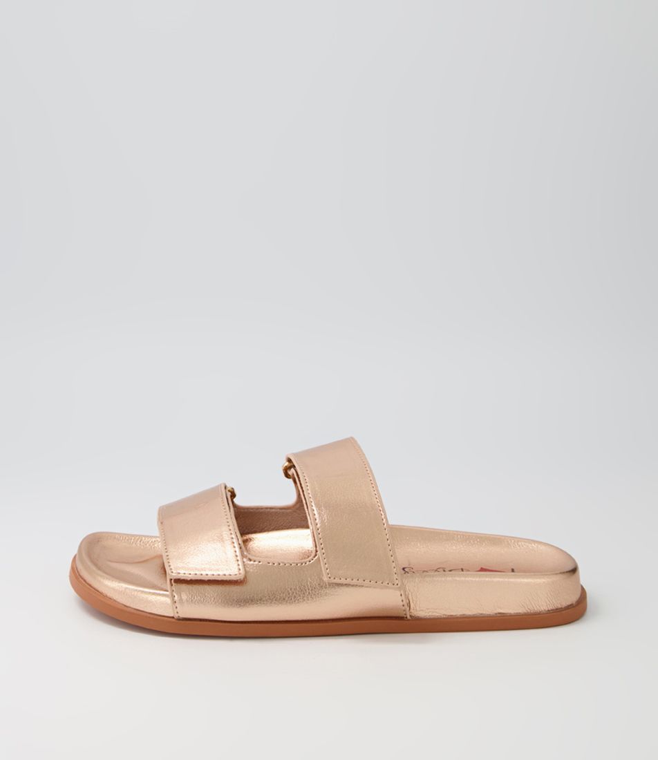 Haricot Rose Gold Slides