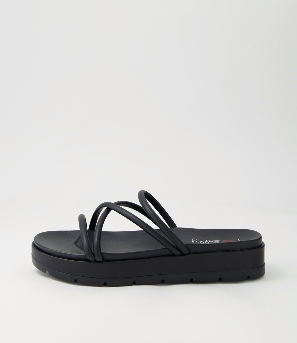 Slivarn Black Sandals