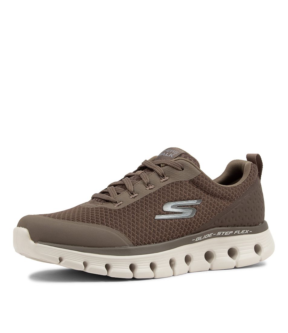 Go Walk Glide Taupe Sneakers