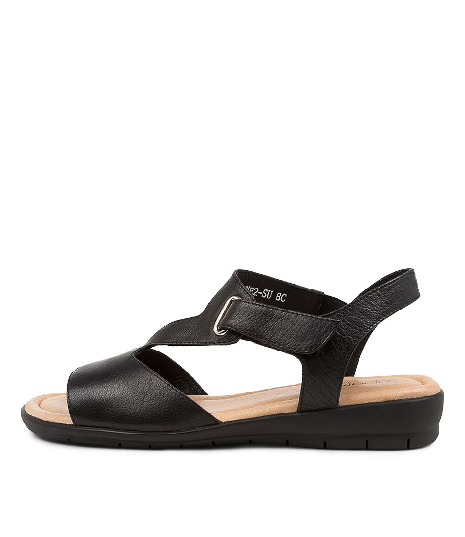 FANNE2 SU BLACK LEATHER